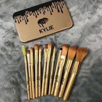 YLIE KYLIE Пензлики для макіяжу Make-up brush set золотий 12 шт