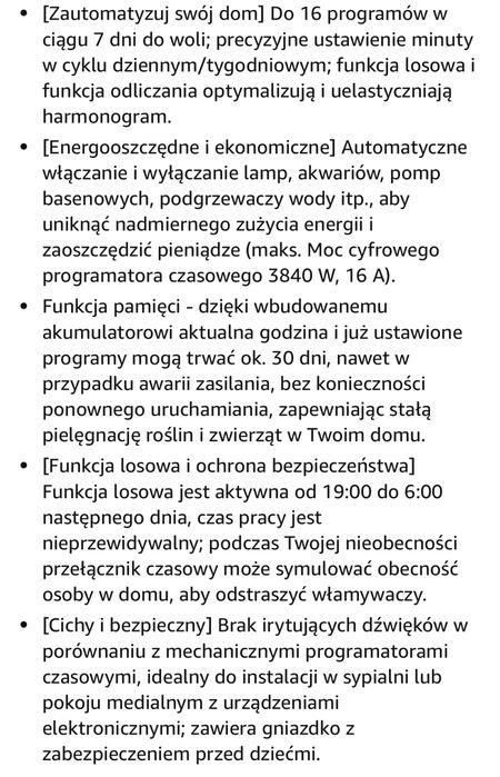 Programator czasowy FSAD GHGFAD