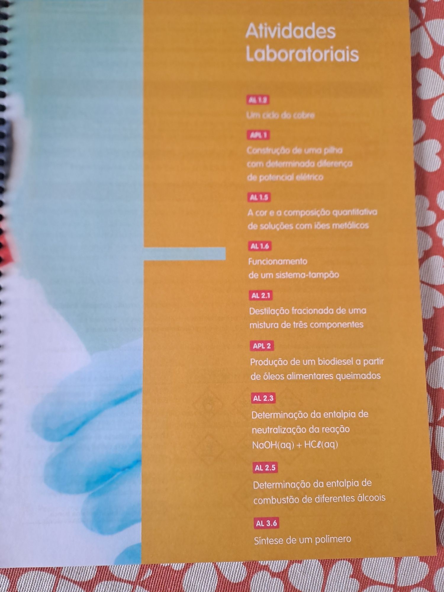 Caderno de laboratório 12° química