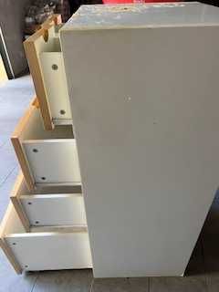 Armário para arrumação com 5 gavetas 56X47X120 cm