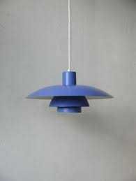 Candeeiro PH 4/3 Azul de Poul Henningsen para a Louis Poulsen