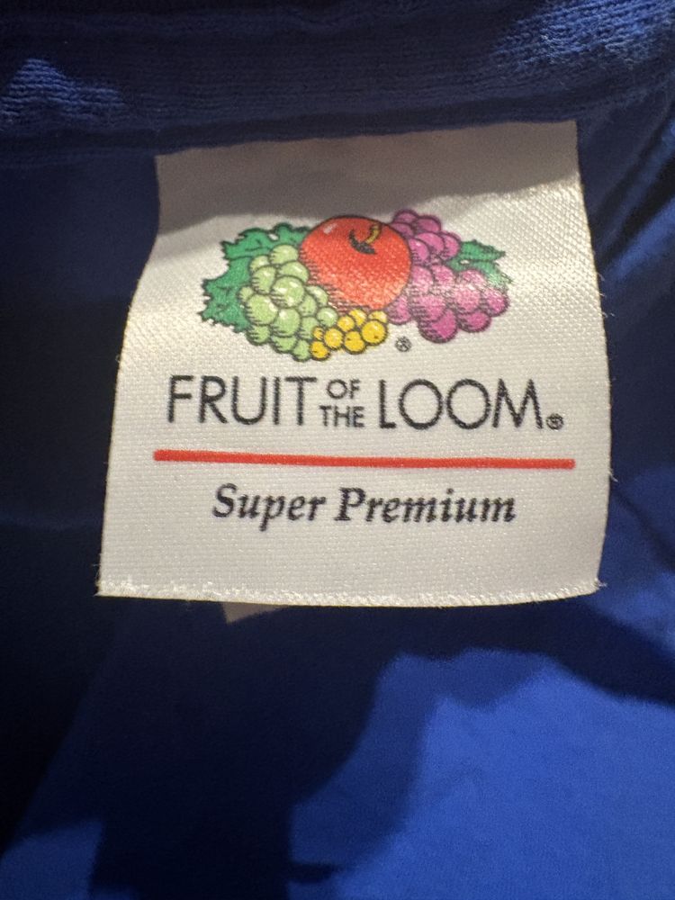 Fruit of the Loom T-shirt S – bawełna, niebieski