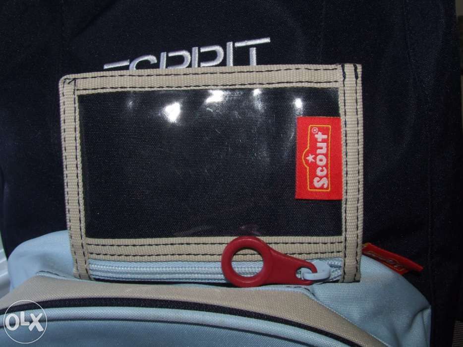 Esprit mochila + carteira + Oferta