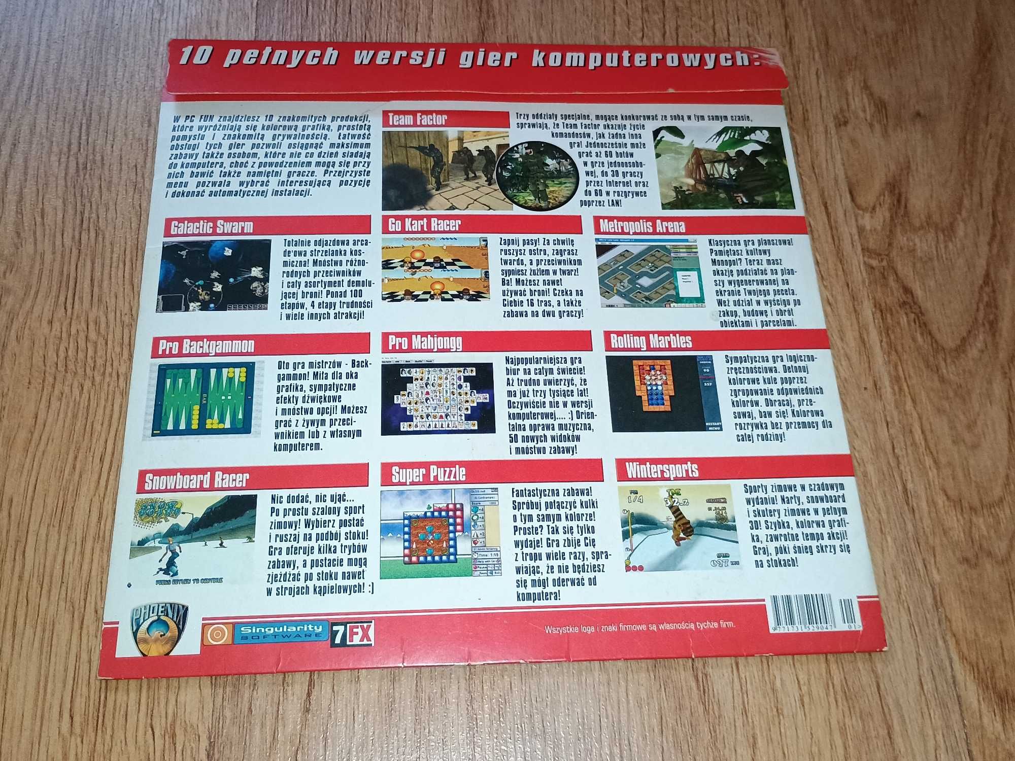 10 gier retro PC Fun 4 z 4/2004 Team Factor, Wintersports