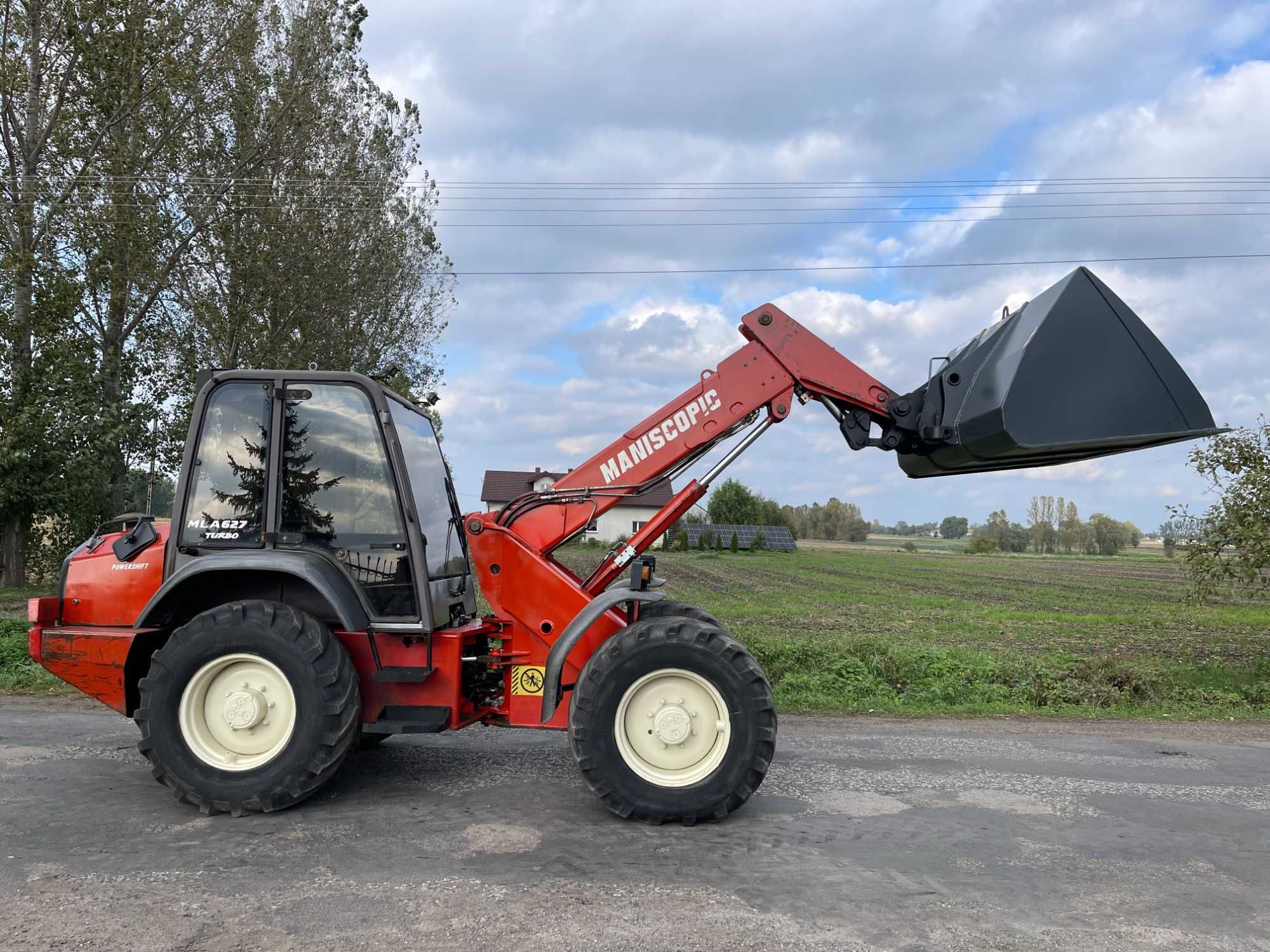 Ładowarka przegubowa teleskopowa Manitou MLA 627*Joystick*4X4*jcb tm