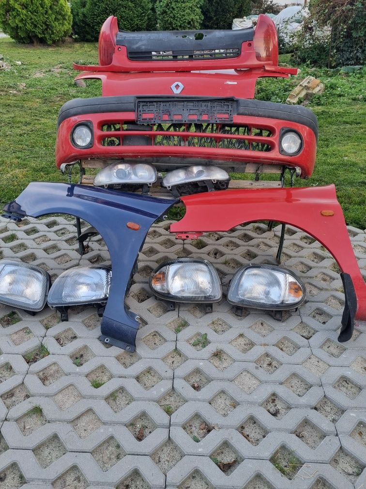 Renault Clio II przed liftem  reflektor  lampa  przód tył