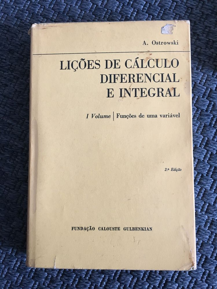 Lições de Cálculo Diferencial e Integral - A. Ostrowski