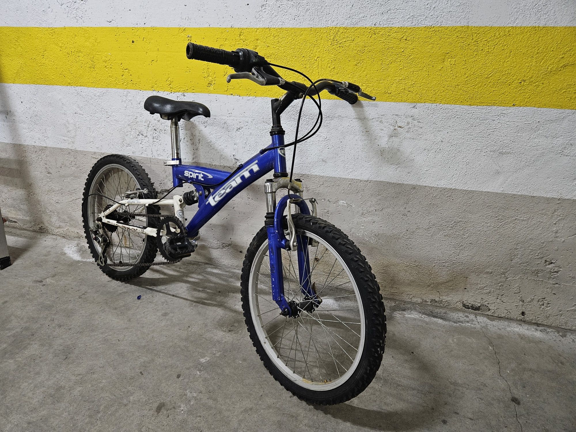 Bicicleta criança roda 20 com suspensão