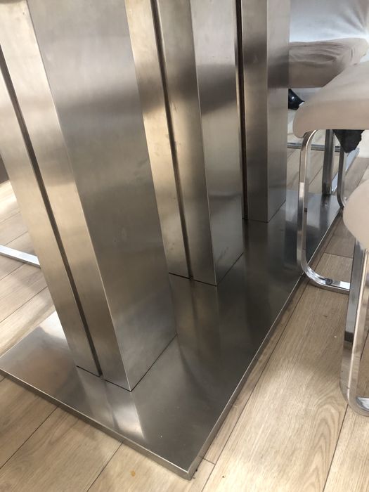 Stół szklany do jadani