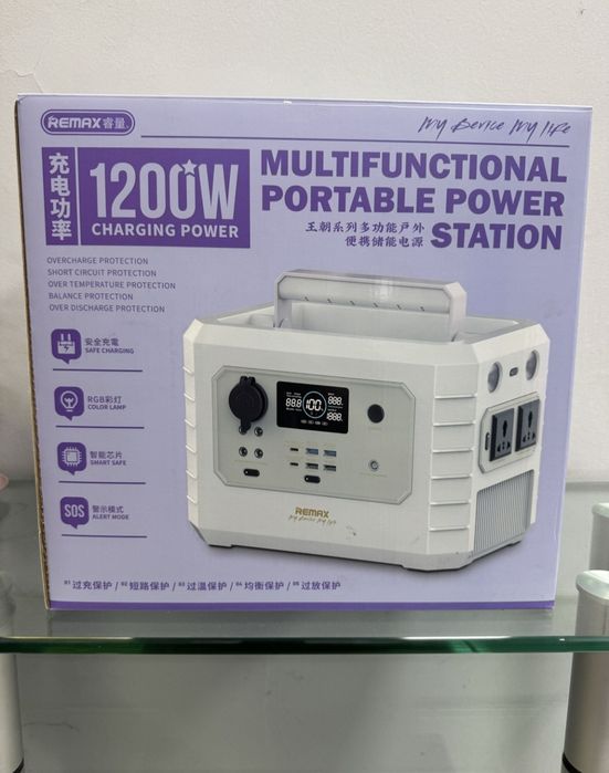 ТОП ПРОДАЖЗарядна станція Remax Dynasty 270000mAh 1200W LED RPP-568