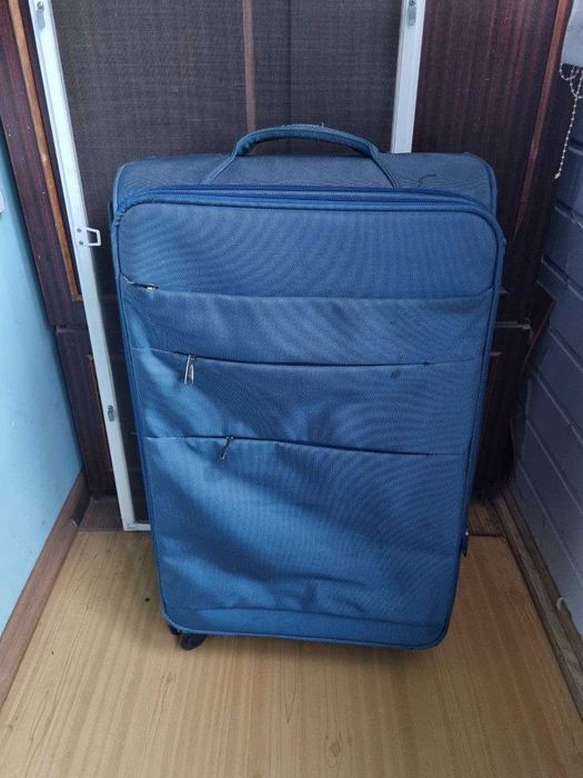 ТОРГ Чемодан Tourist 120л 4 колеса большой под ремонт