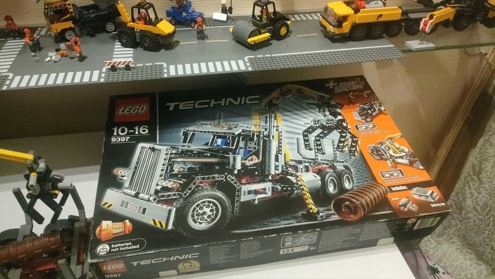 Klocki LEGO 9397 Ciężarówka do transportu drewna