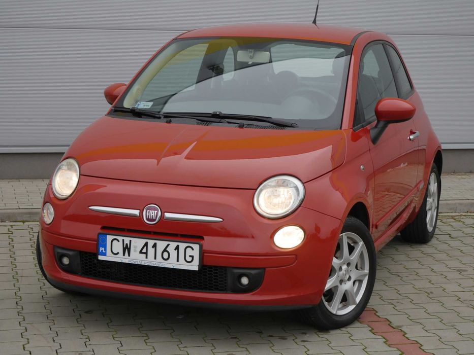 FIAT 500 1.2 SALON POLSKA / niski ORYGINALNY przebieg / KLIMA / serwis