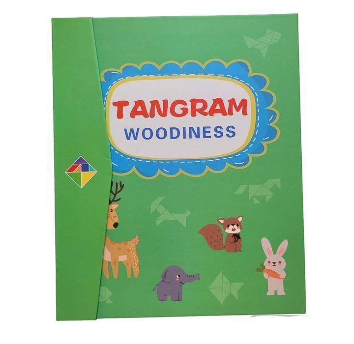 Tangram książeczka magnetyczna układanka klocki # 177