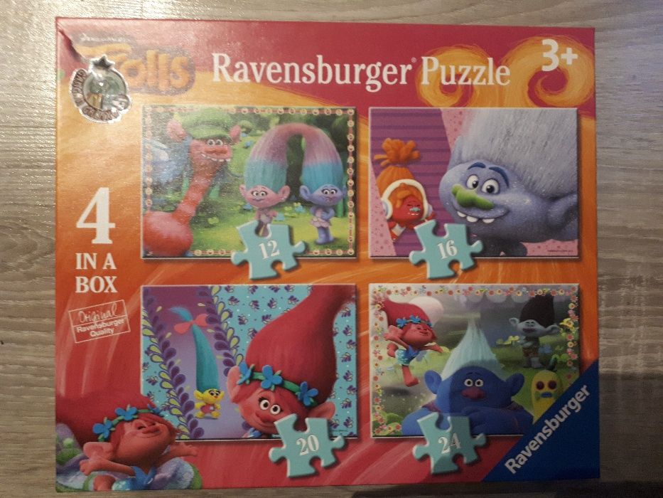 Puzzle NOWE ZAFOLIOWANE 4 układanki