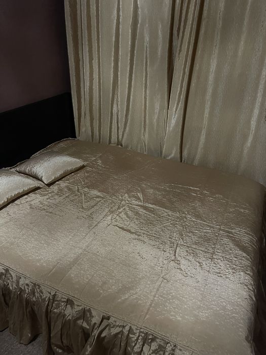 Штори/гардини, покривало на постіль, подушки - комплект