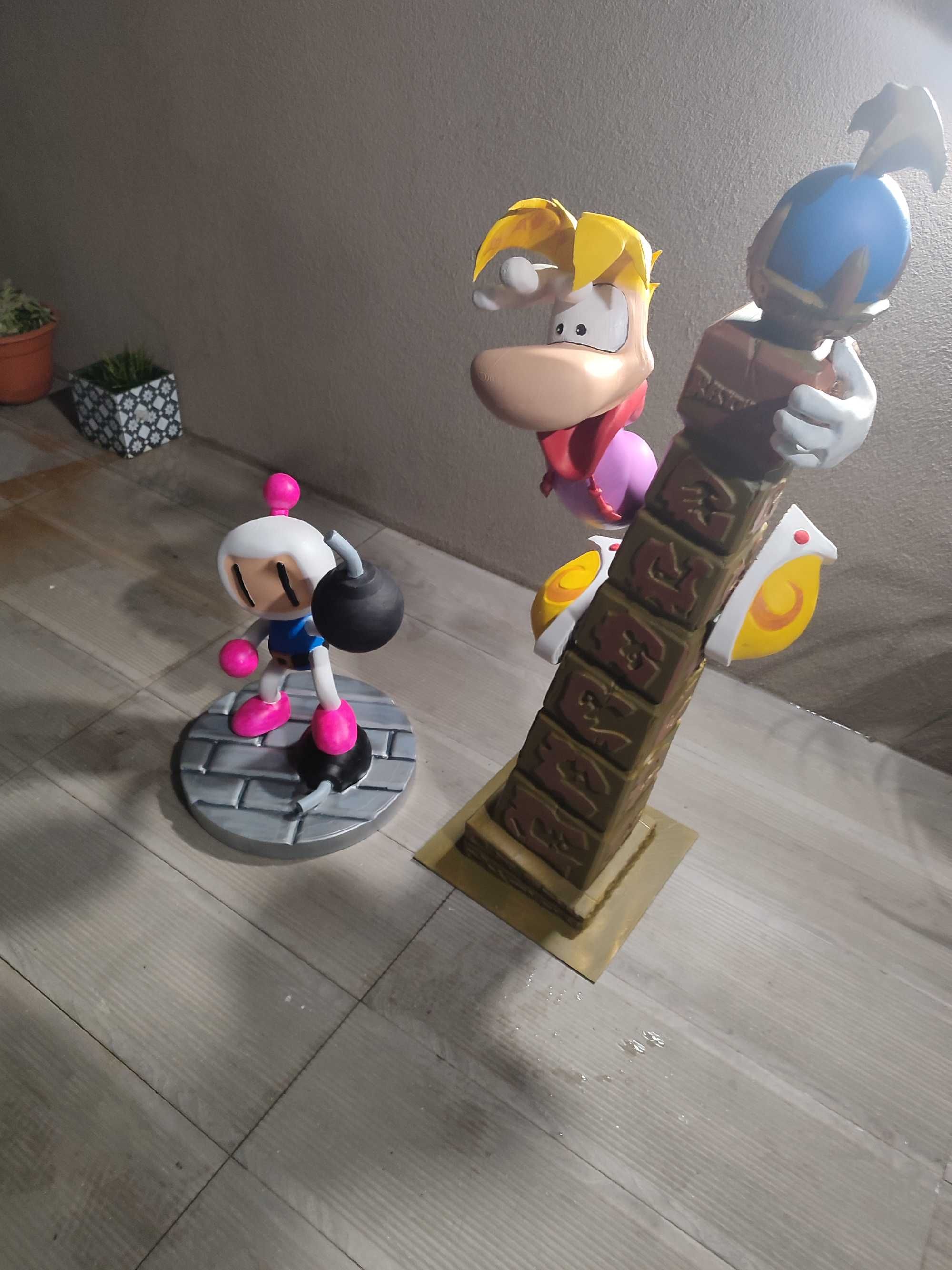 3D RETRO ELETRO - Figuras impressas Gaming XL