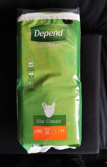 Pieluchomajtki Pampersy dla dorosłych XL 30szt UNISEX Obwód 140cm NOWE