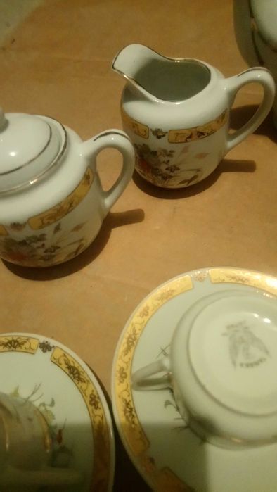 Conjunto de chá chinês antigo