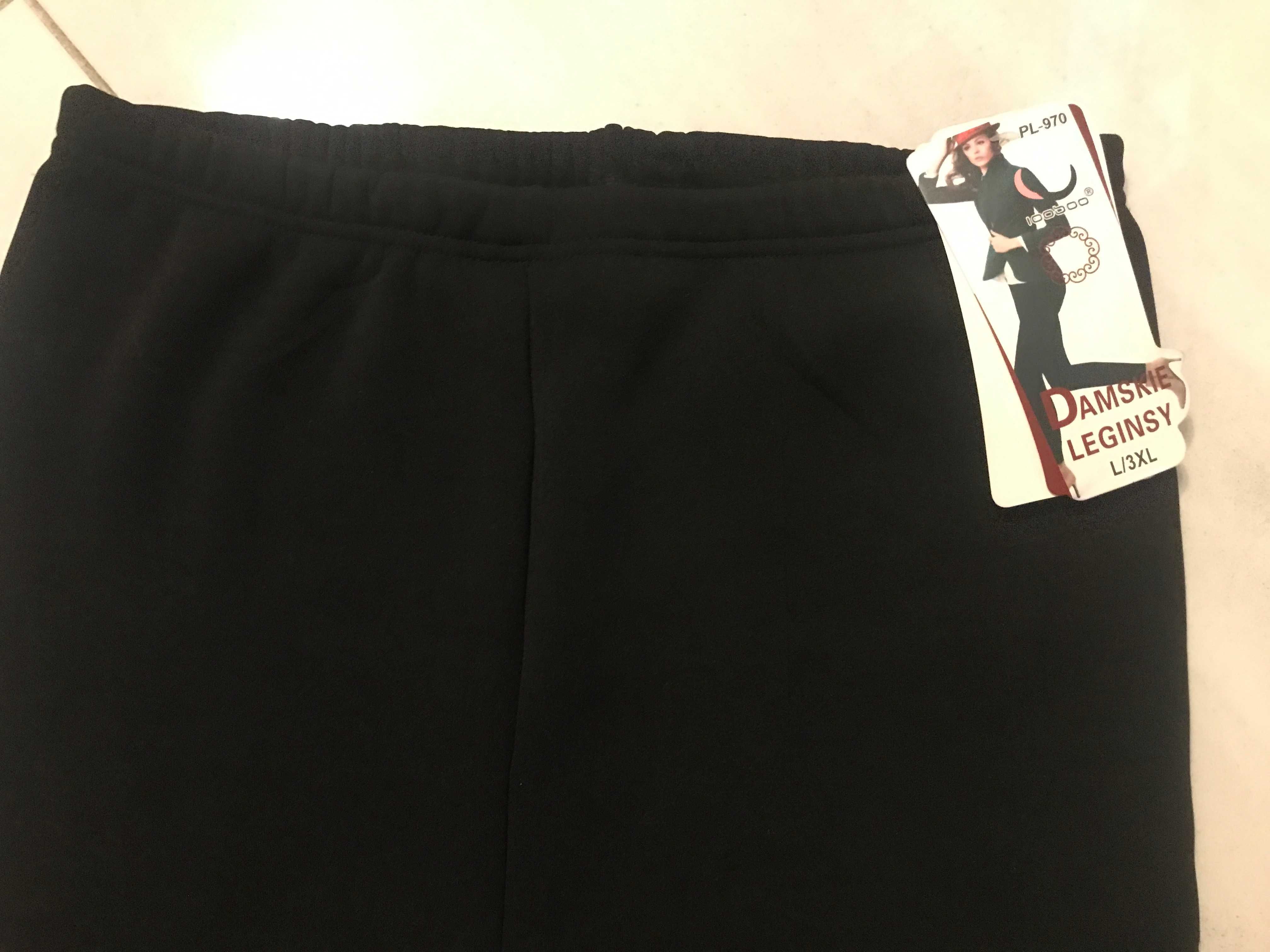 nowe spodnie getry ocieplane damskie duzy rozmiar xxl/xxl