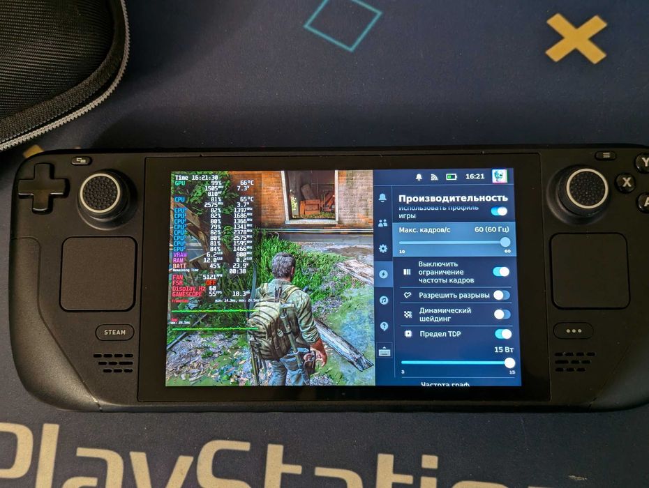 VALVE Steam Deck 1TB SSD (заметно пониженные температуры)батарея 100%