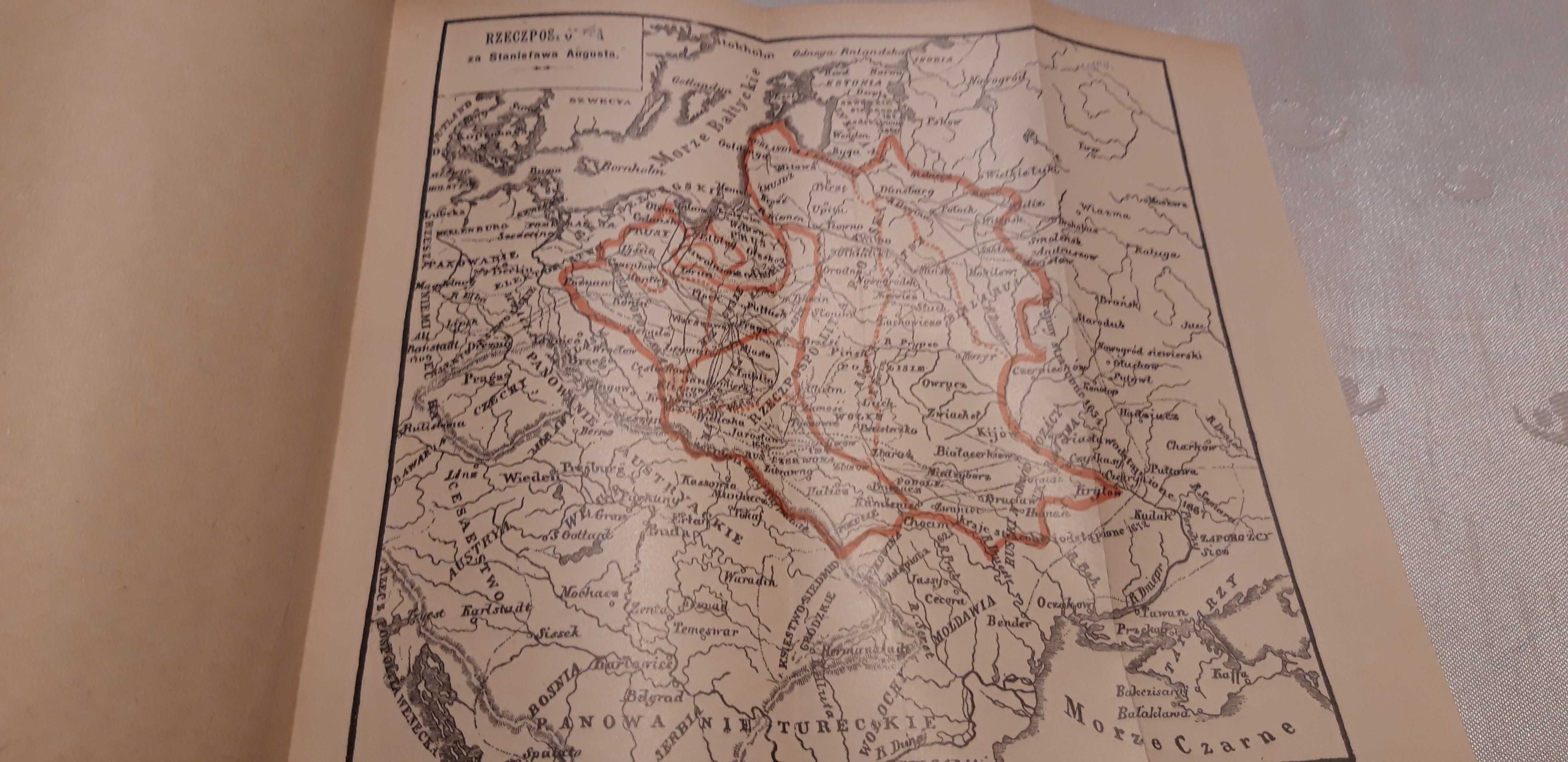 Dzieje Narodu Polskiego,1-4 -Smoleński- W-wa 1898, 2. vol., opr.,mapki