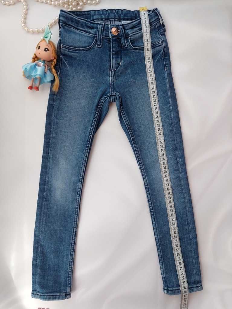 Джинсы скинни зауженные узкачи Super Skinny Fit Jeans H&M 4-5лет