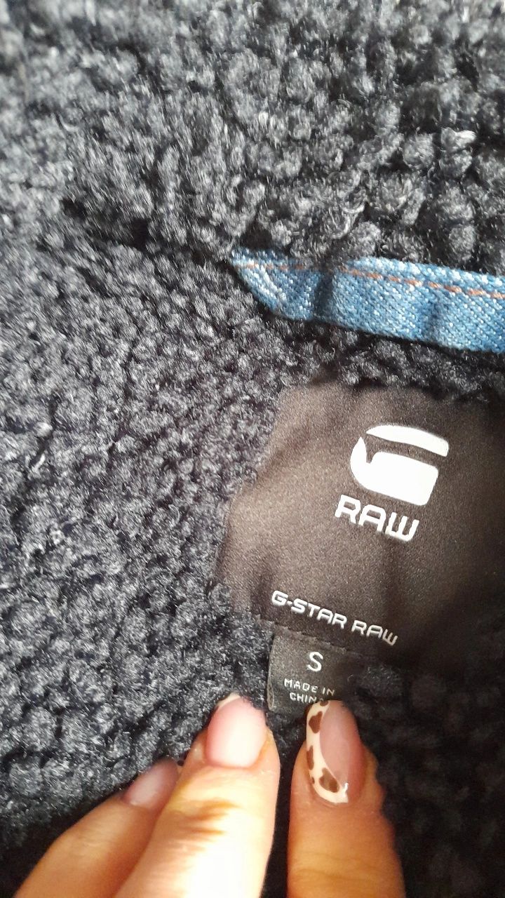 kurtka jeansowa ocieplana G-Star Raw