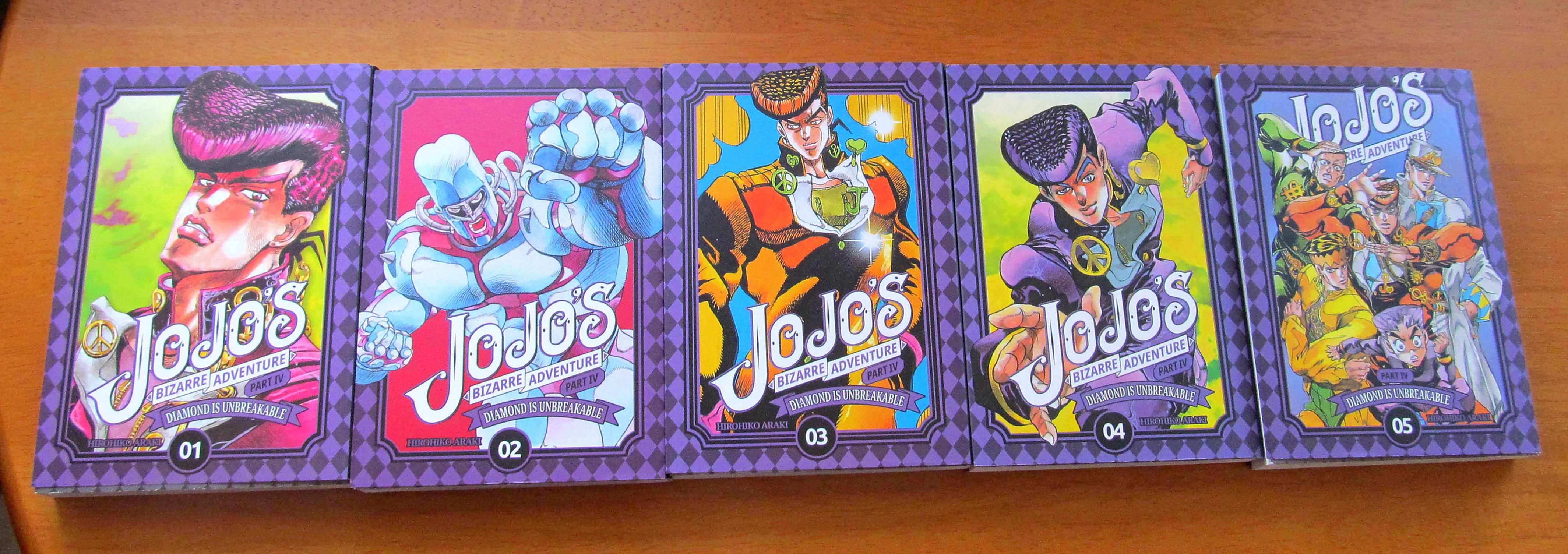Jojo Adventure part 4 tomy 1-5