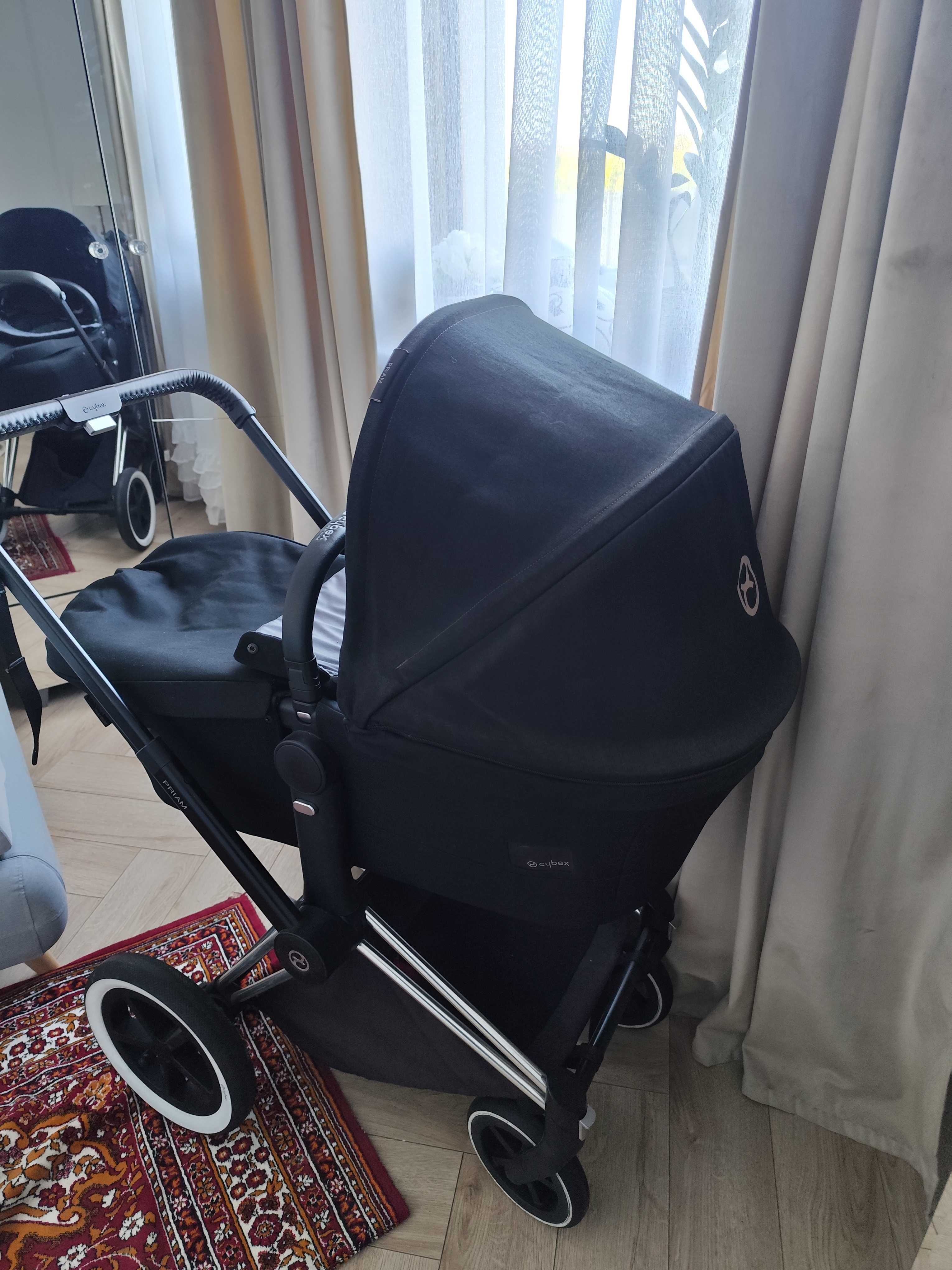 Wózek Cybex Priam 2in2 light seat deep chrome black