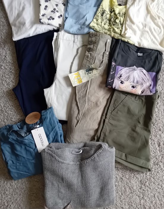 Zestaw ubrań damskich/16 sztuk/ rozmiar L/40 nowe