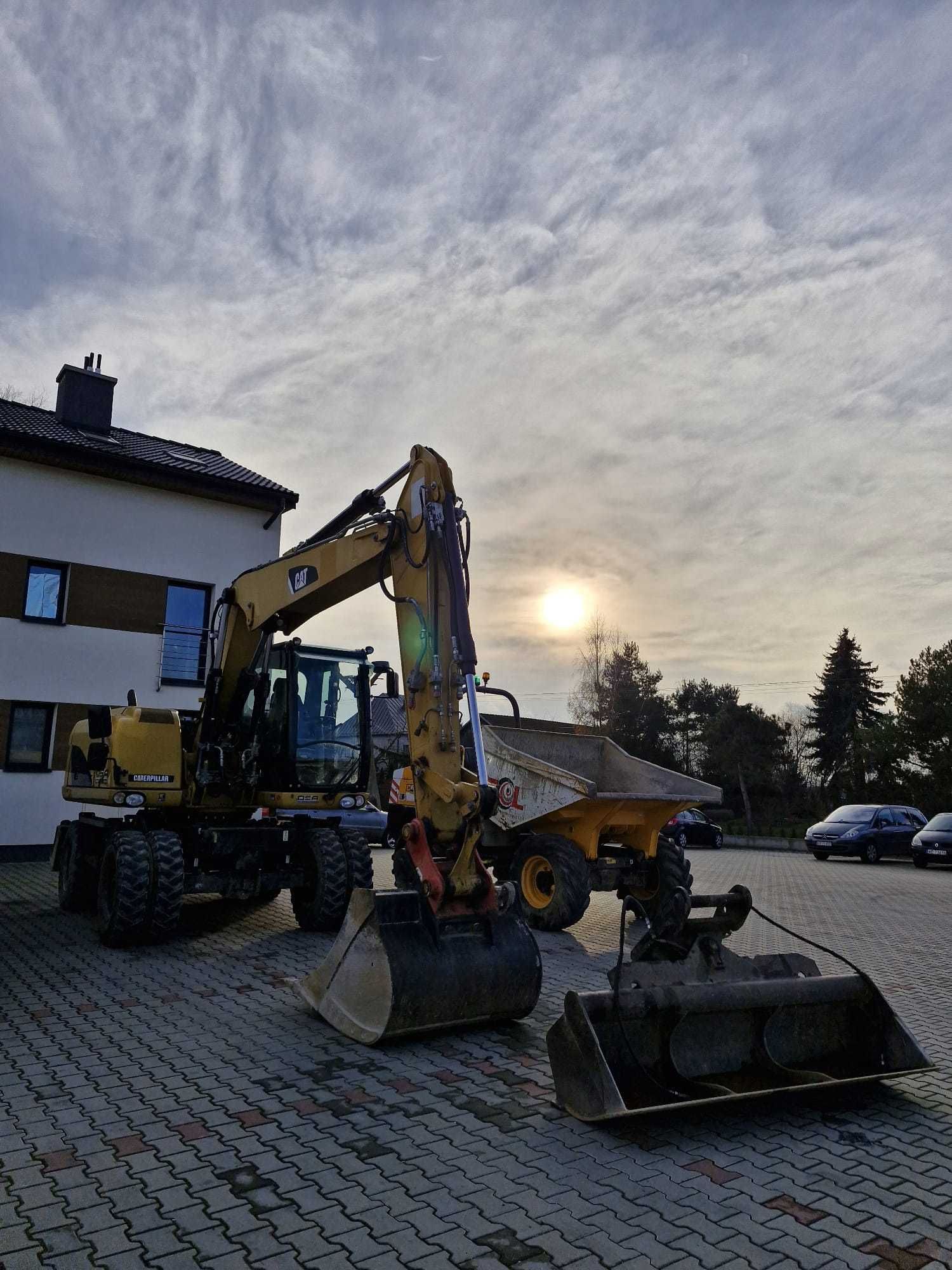 KOPARKA KOŁOWA marki CAT TYP M313D  150zł/h