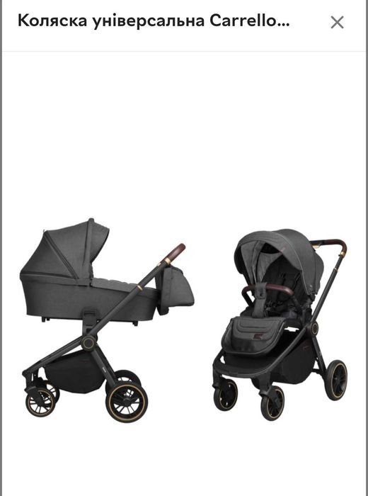 Дитяча коляска 2 в 1 Carrello Epica