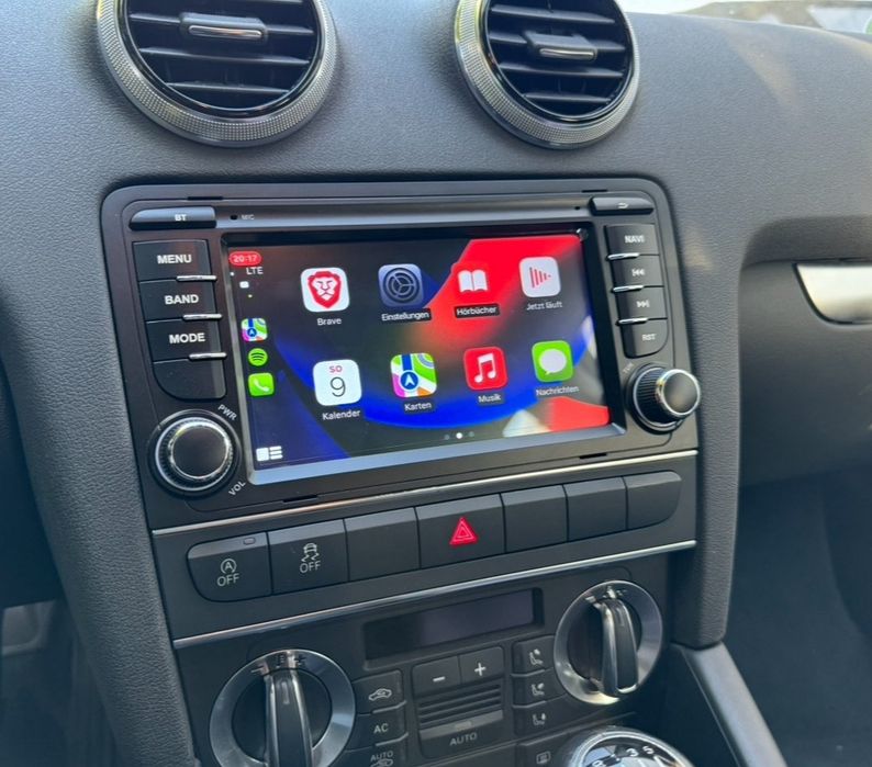 Radio 2 DIN Android Audi A3 8P 8GB RAM/128GB ROM
