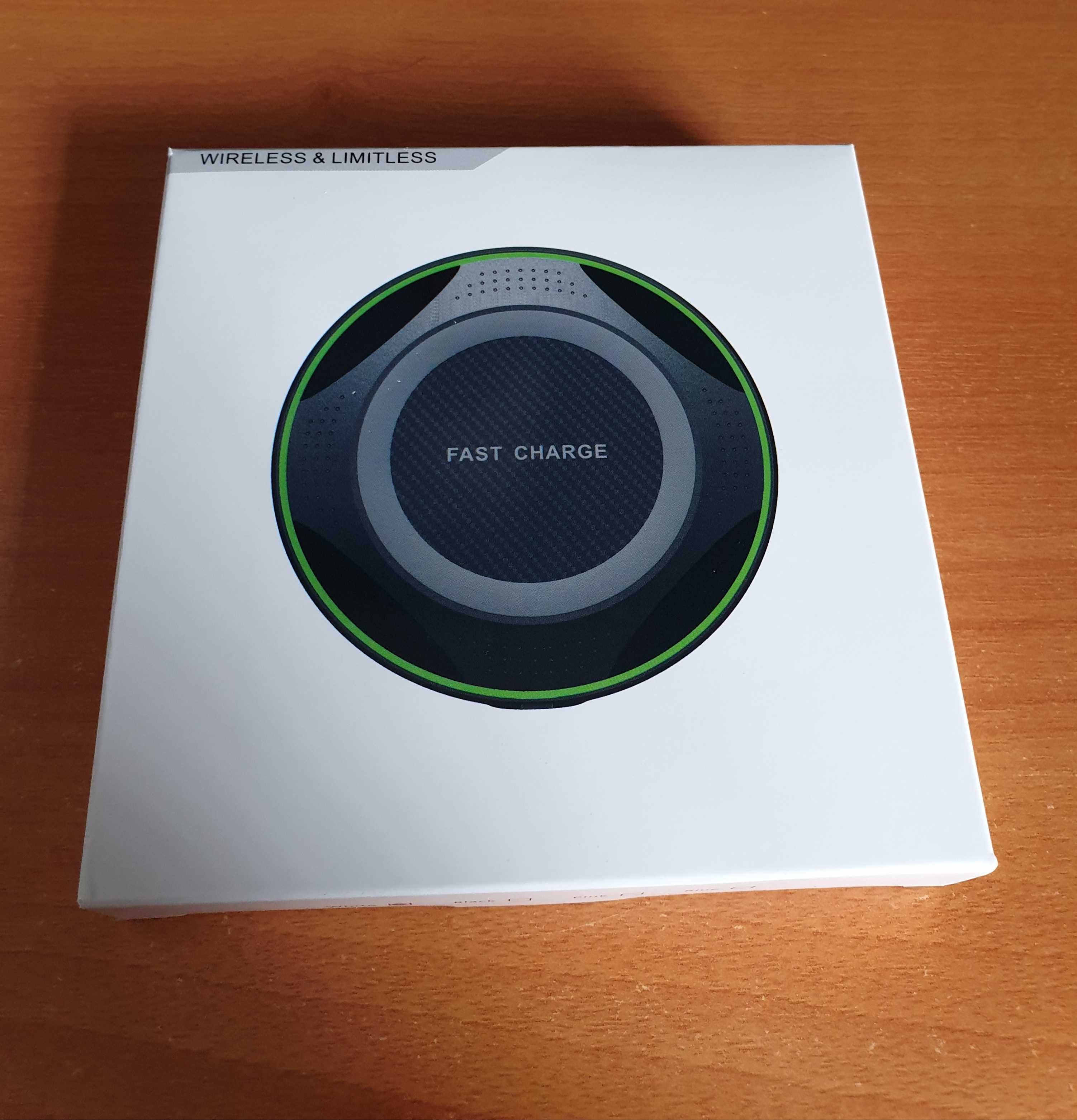 Carregador sem Fios Rápido | Wireless Charger 10W - Novo com Garantia