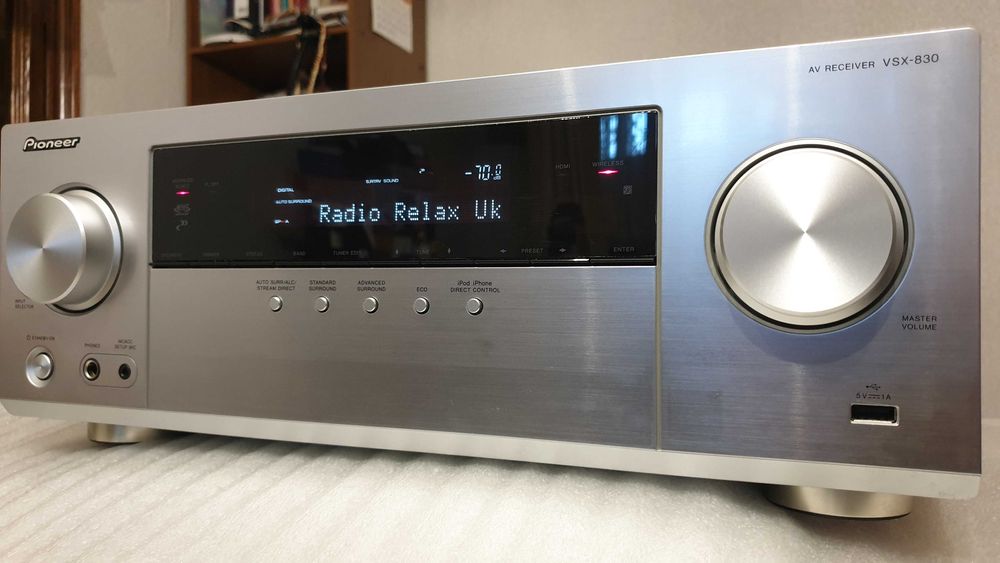 Pioneer VSX-830 TrueHD, 4k, 3D, WiFi, BT, ARC, USB, DSD, DLNA