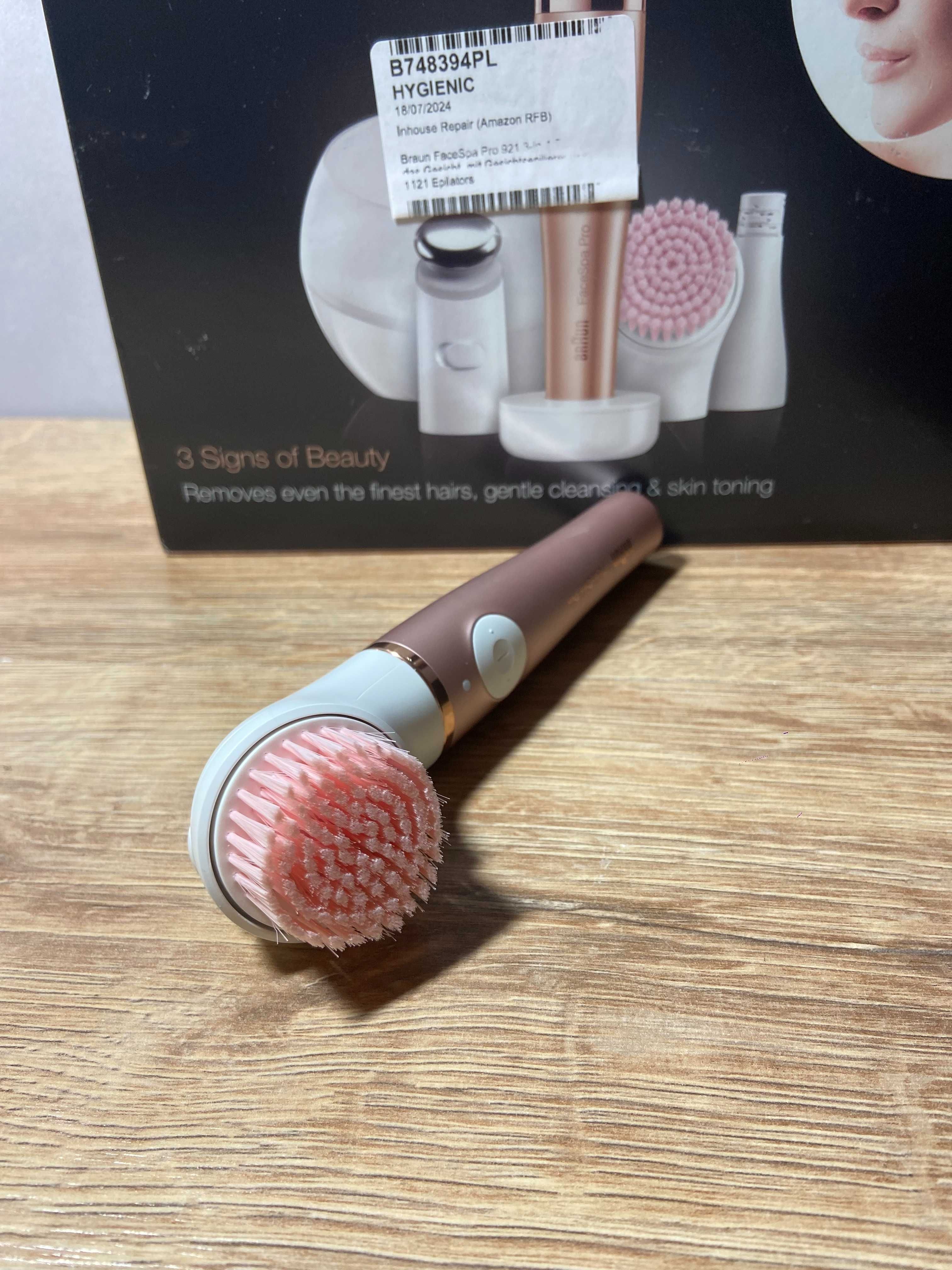 Depilator, szczotka do mycia twarzy Braun FaceSpa Pro