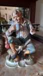 Figura de Idosos em loiça