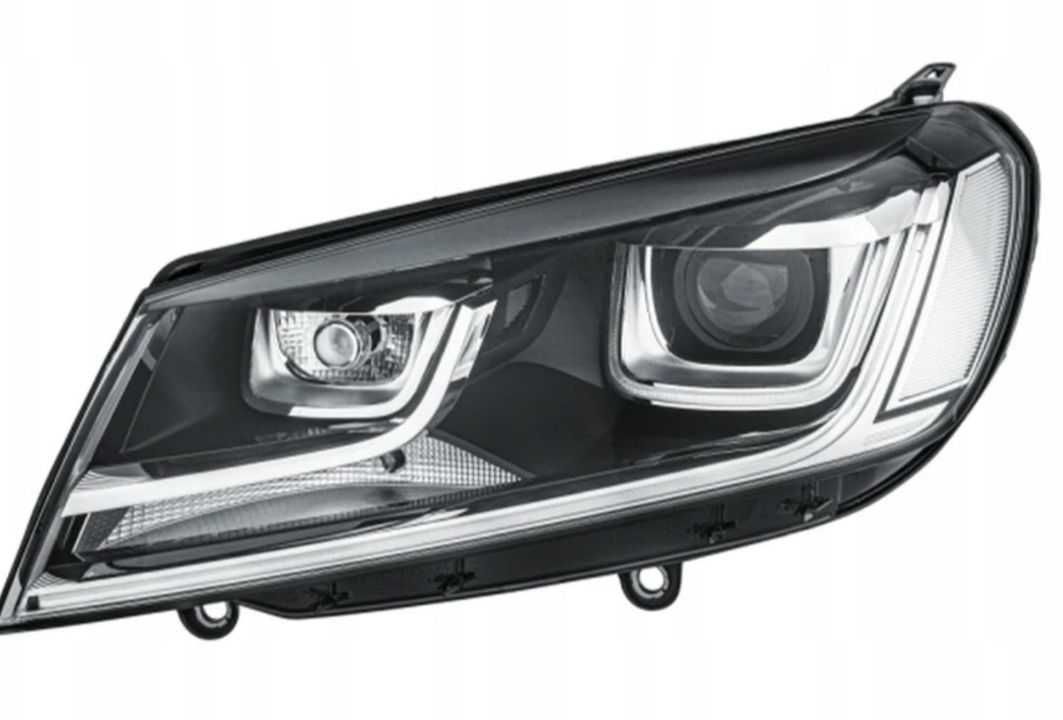 Światłowód lewy prawy lampy VW Touareg 7P LIFT LED dzienne DRL