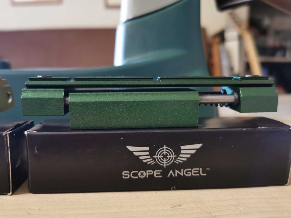 Monte de absorção ScopeAngel para carabinas de pressão