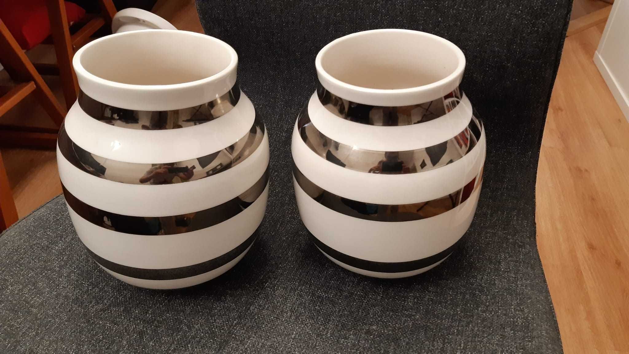2 Vasos - preto e branco