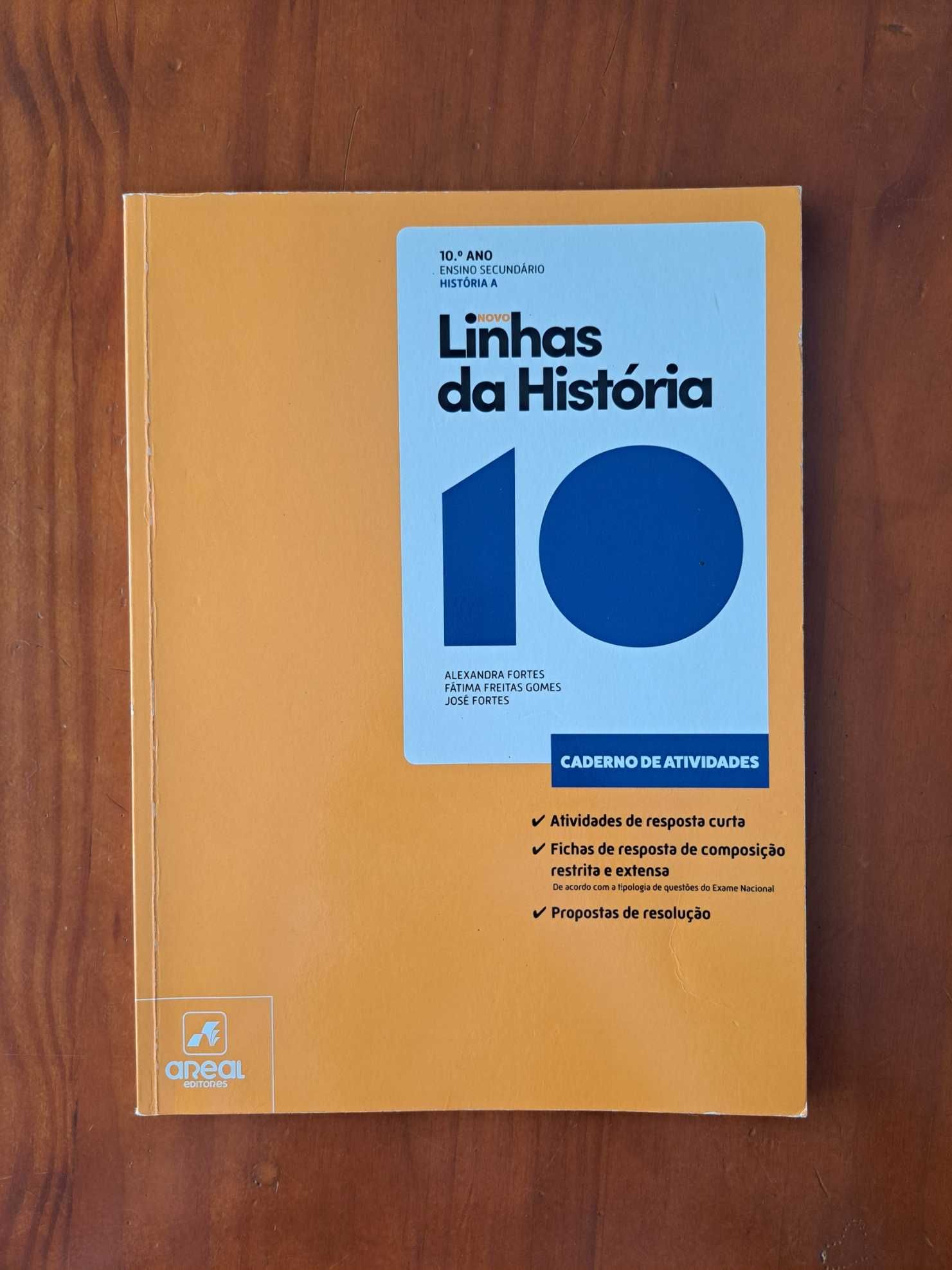 Caderno de atividades - Novo Linhas da história 10º ano