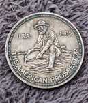 Srebrna moneta bulionowa "The American Prospector".