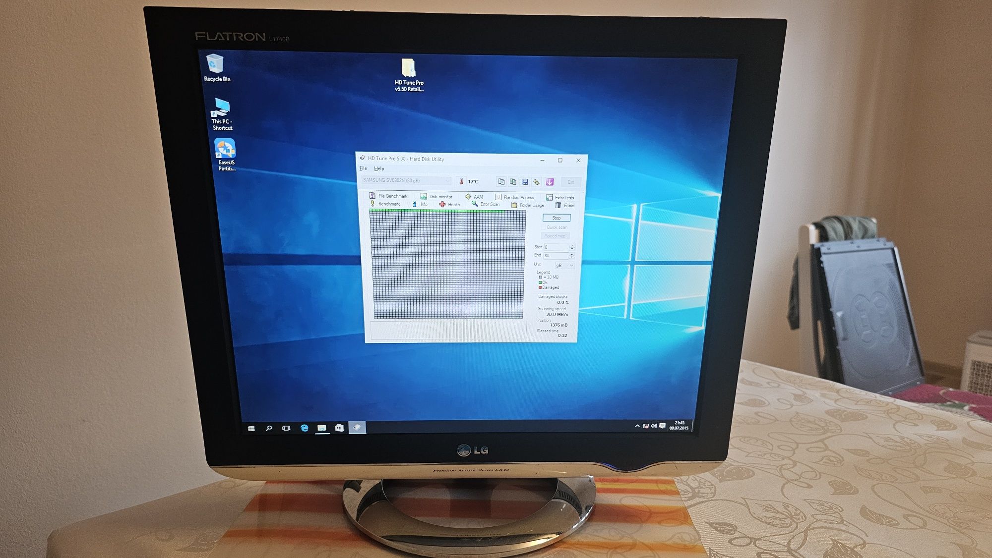 Monitor LCD LG FLATRON L1740B 17' 1280x1024