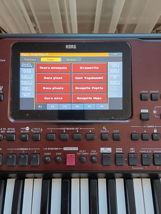 Semple Korg Pa 600.700.900.1000.2x.3x.4x.