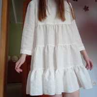 біла літня сукня zara