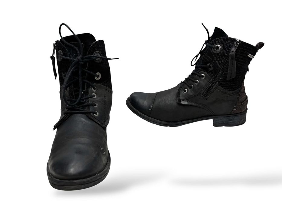 Trzewiki skorzane delikatnie ocieplane Bugatti rozmiar 39