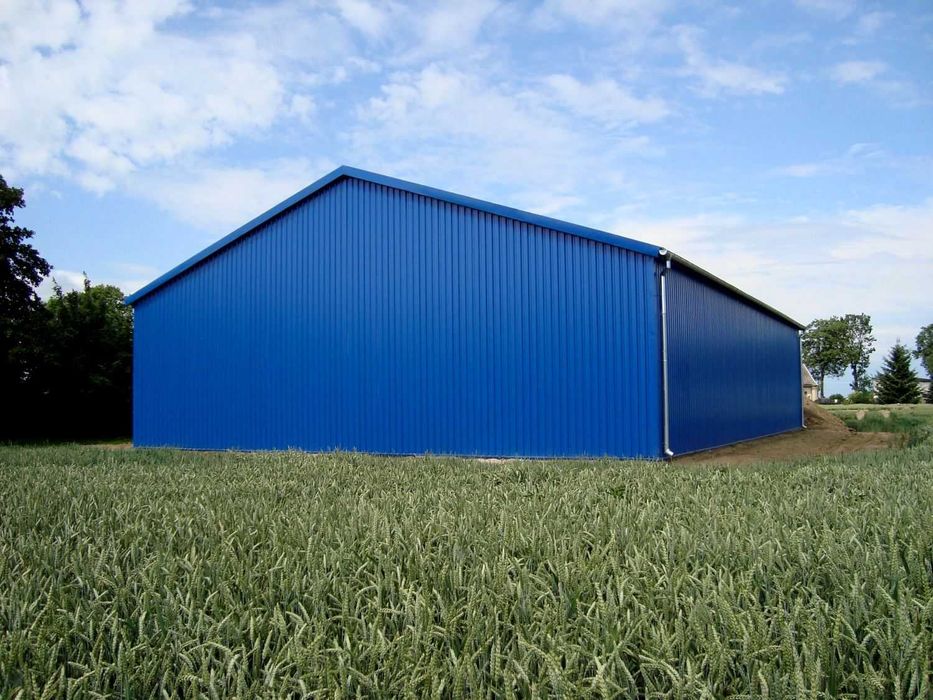Hala stalowa 18x30x5 konstrukcja wiata magazyn zbożowy