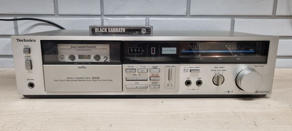 Magnetofon deck TECHNICS RS-M 206. Nowe paski