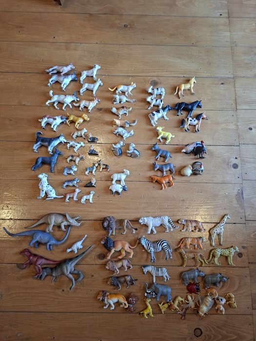 Figurki zwierząt 78 sztuk